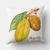 水色チョコレートツリーフルーツ クッション (裏面)