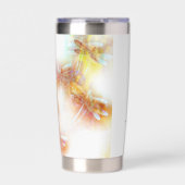 水色トンボパーソナライズされたイ 保温保冷タンブラー (正面)
