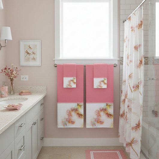 水色トンボ浴タオルセット バスタオルセット