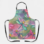 水色トンボ エプロン (正面)