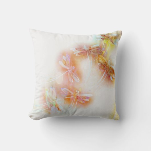 水色トンボ クッション (正面)