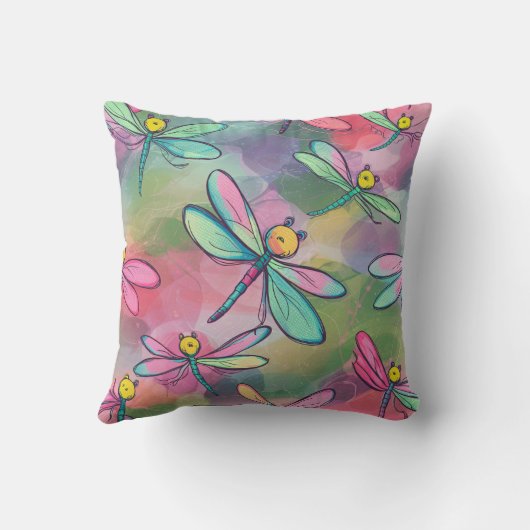 水色トンボ クッション (裏面)