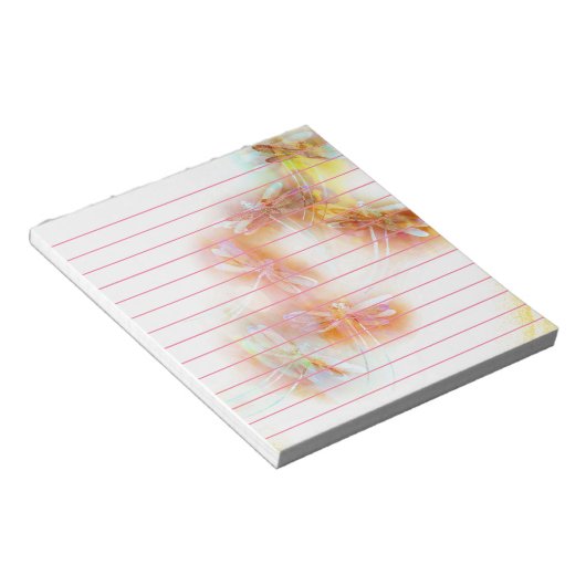 水色トンボ ノートパッド (アングル)