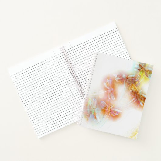 水色トンボ ノートブック (内部)