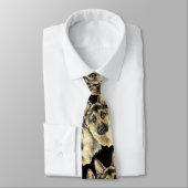 水色ドイツの羊飼いペット犬の動物 ネクタイ (タイ)