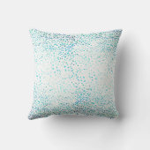 水色ドットグラデーションパターン クッション (裏面)