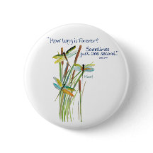 水色ドラゴンフライとルイス・キャロル引用文