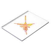 水色ナスカ・ハミングバード ノートブック (左側)