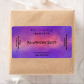 水色ニコチンVape Eジュースラベル ラベル (インサイチュ)