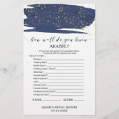 水色ネイビーと金ゴールドあなたの財布のゲームの何 チラシ (正面)