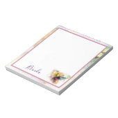 水色ハチドリ ノートパッド (回転)