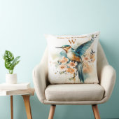 水色ハミングバエレガントードモノグラム クッション (椅子)