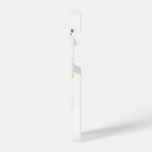 水色ハミングバエレガントードモノグラム iPhoneケース (左側面)