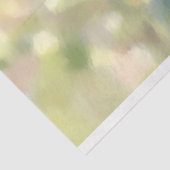 水色ハミングバードとピンクローズのデコページ 薄葉紙 (詳細)