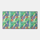 水色ハミングバード デスクマット (正面)