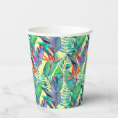 水色ハミングバード 紙コップ (裏面)