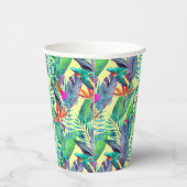 水色ハミングバード 紙コップ (右)