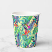 水色ハミングバード 紙コップ (正面)