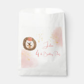 水色ハリネズミ子供の誕生日 フェイバーバッグ (正面)