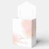 水色ハリネズミ第1誕生日 フェイバーボックス (オープン)