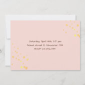 水色ハリネズミ第2の誕生日招待状 招待状 (裏面)