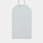 水色ハリネズミ青ベビーシャワーありがとう ギフトタグ (裏面)