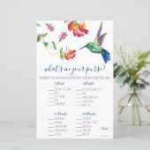 水色ハンミンバード財布の中に何が？ゲーム (スタンド正面)