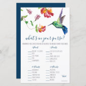 水色ハンミンバード財布の中に何が？ゲーム (正面/裏面)