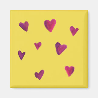 水色ハートメロディマグネット マグネット