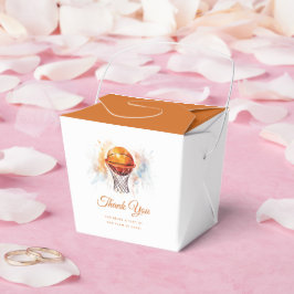 水色バスケットボールベビーシャワー フェイバーボックス