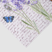 水色バタフライデカップラベンダー 薄葉紙 (詳細)