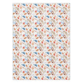 水色バッターアップベースボールバースデーパーティーテーブル テーブルクロス (正面)