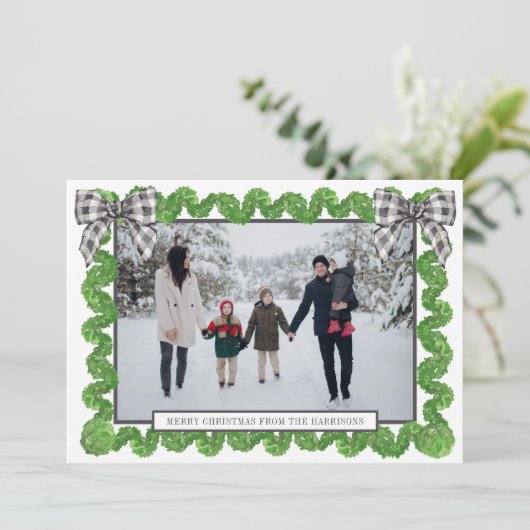 水色バッファロープレイドブラックボウガーランド写真 シーズンカード (スタンド正面)