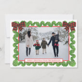 水色バッファロープレイドレッドボウガーランド写真 シーズンカード (正面)