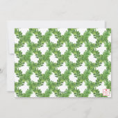 水色バッファロープレイドレッドボウガーランド写真 シーズンカード (裏面)