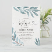 水色バプティスボタニカル招待状 招待状 (スタンド正面)