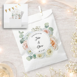 水色バラお祝い愛の名前 フェイバーバッグ