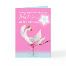 水色バレエ白鳥の娘8歳の誕生日