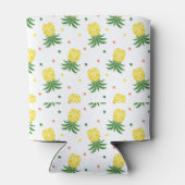 水色パイナップルパターン 缶クーラー (裏面)