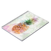 水色パイナップル ノートブック (左側)