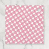 水色パステルツリーファミリークリスマスギフトラベル フェイバータグ (裏面)