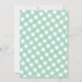 水色パステルツリー先生クリスマスギフトカード サンキューカード (裏面)