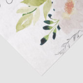 水色パステルフローラ絵を描の牡丹の葉 薄葉紙 (詳細)