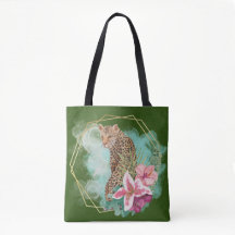 水色ヒョウとトロピカルフレーム