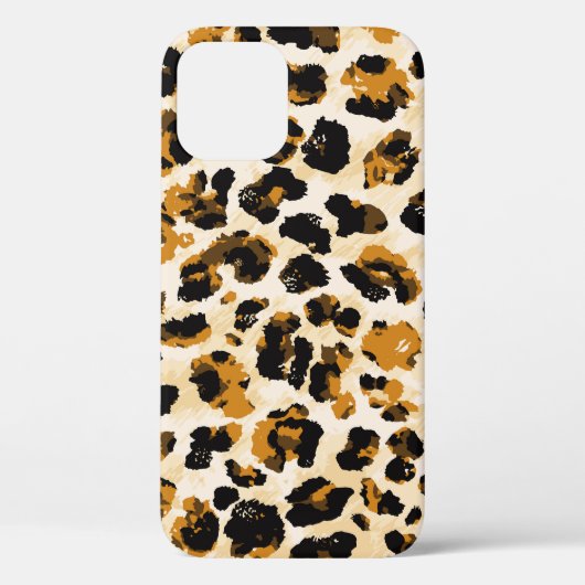 水色ヒョウの皮、絞り染めのグラデーション。 Case-Mate iPhoneケース (裏面)