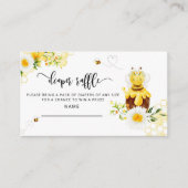 水色ビーおむつラッフルチケットエンクロージャカード エンクロージャーカード (正面)