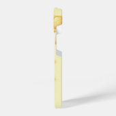 水色ビーズビーハイブアート iPhoneケース (左側面)