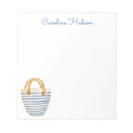 水色ビーチバッグ財布 ノートパッド