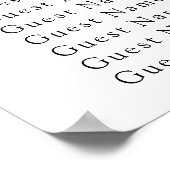 水色ビーフローラシーティングチャート ポスター (角)