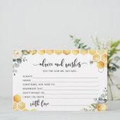 水色ビーブライダルアドバイスと願い 便箋 (スタンド正面)